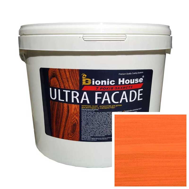 

Краска для дерева фасадная, длительного срока службы ULTRA FACADE 10л Рябина