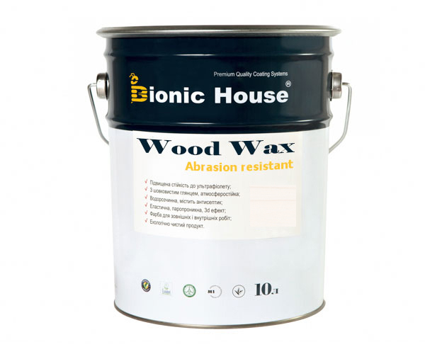

Краска для дерева WOOD WAX Bionic-House 10л Белый А101