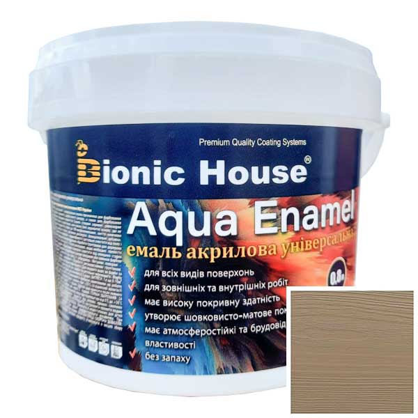 

Краска-эмаль для дерева Bionic-House Aqua Enamel 0,8л Серый Сланец