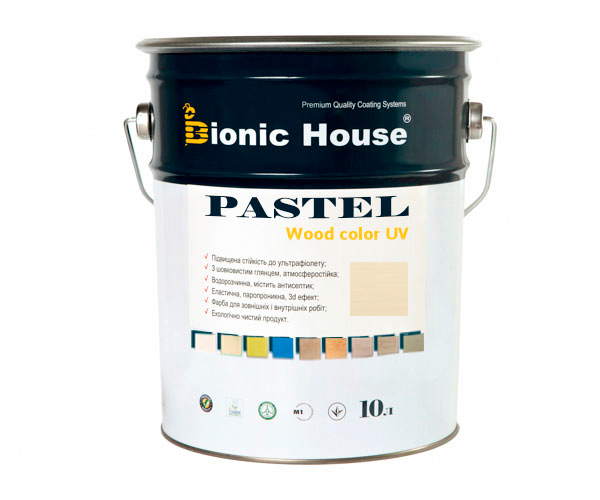 

Краска для дерева PASTEL Wood Color Bionic-House 10л КапучиноР203