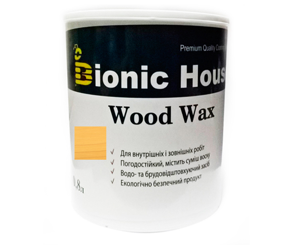 

Краска для дерева WOOD WAX Bionic-House 0,8л Светлый дуб А126