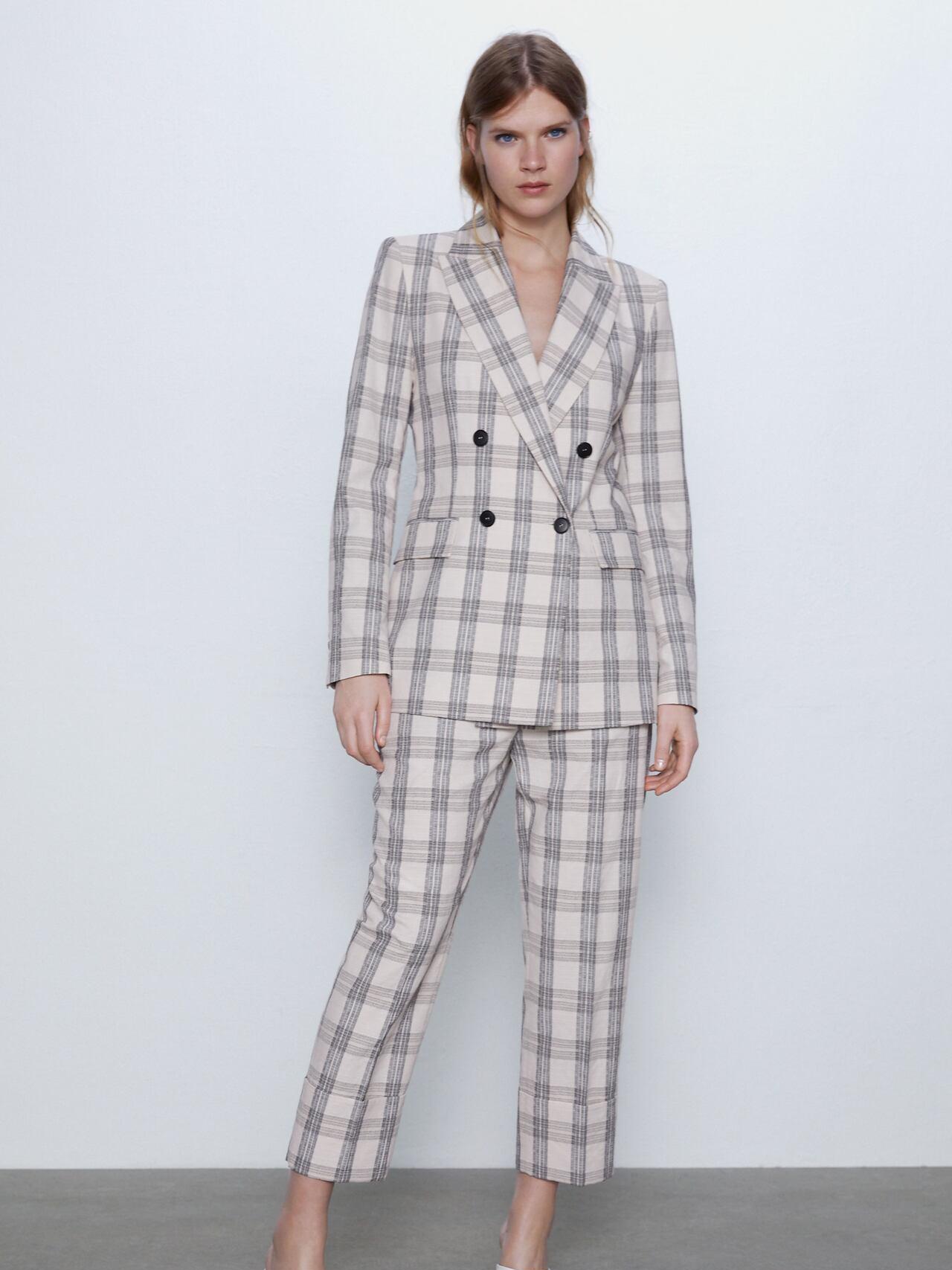 

Пиджак Zara 2463/774/070-ACGB S Бежевый