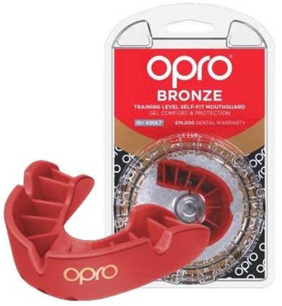

Капа OPRO Bronze Red (art.002219003)
