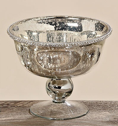 

Декоративная миска Дион лакированное стекло d19 h16cm Present 1567500 серебряный