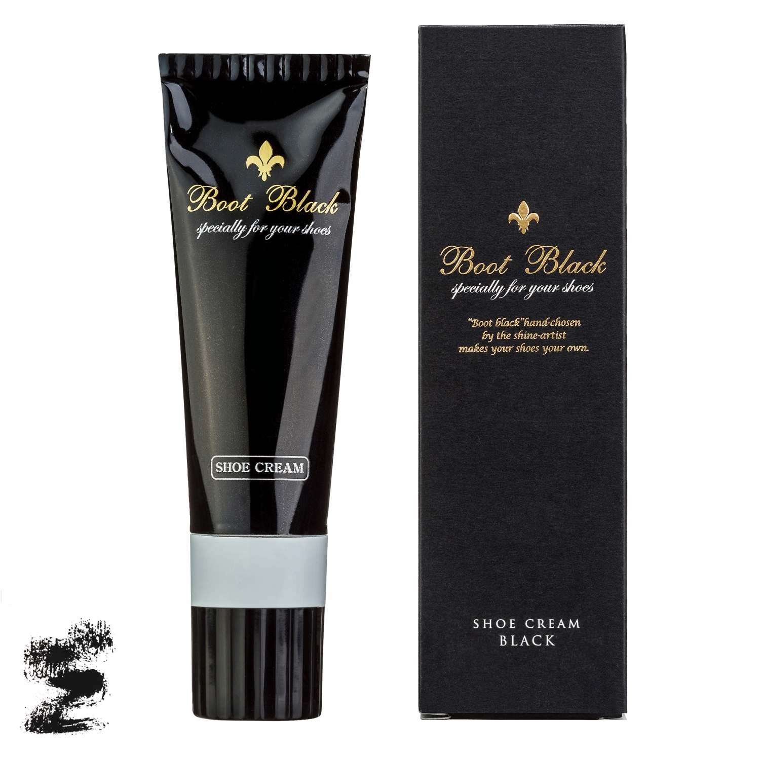 

Крем для обуви черный Boot Black Cream Applicator Tube
