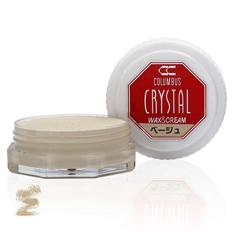 

Воск для обуви бежевый 198 Япония Columbus Crystal Wax&Cream, 35 мл