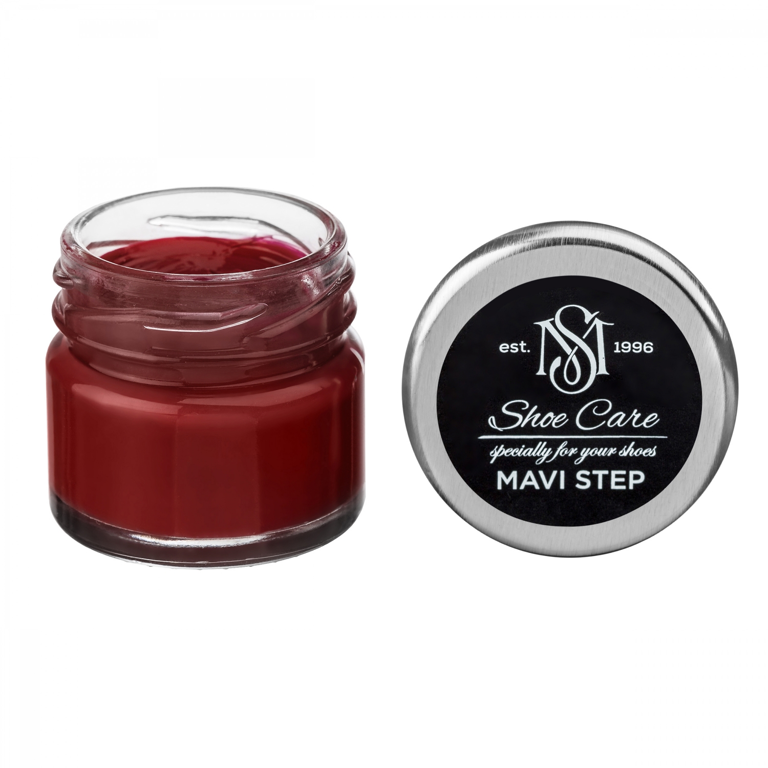

Краска бальзам для замши и нубука темно-красная 110 MAVI STEP Multi Oil Balm, 25 мл