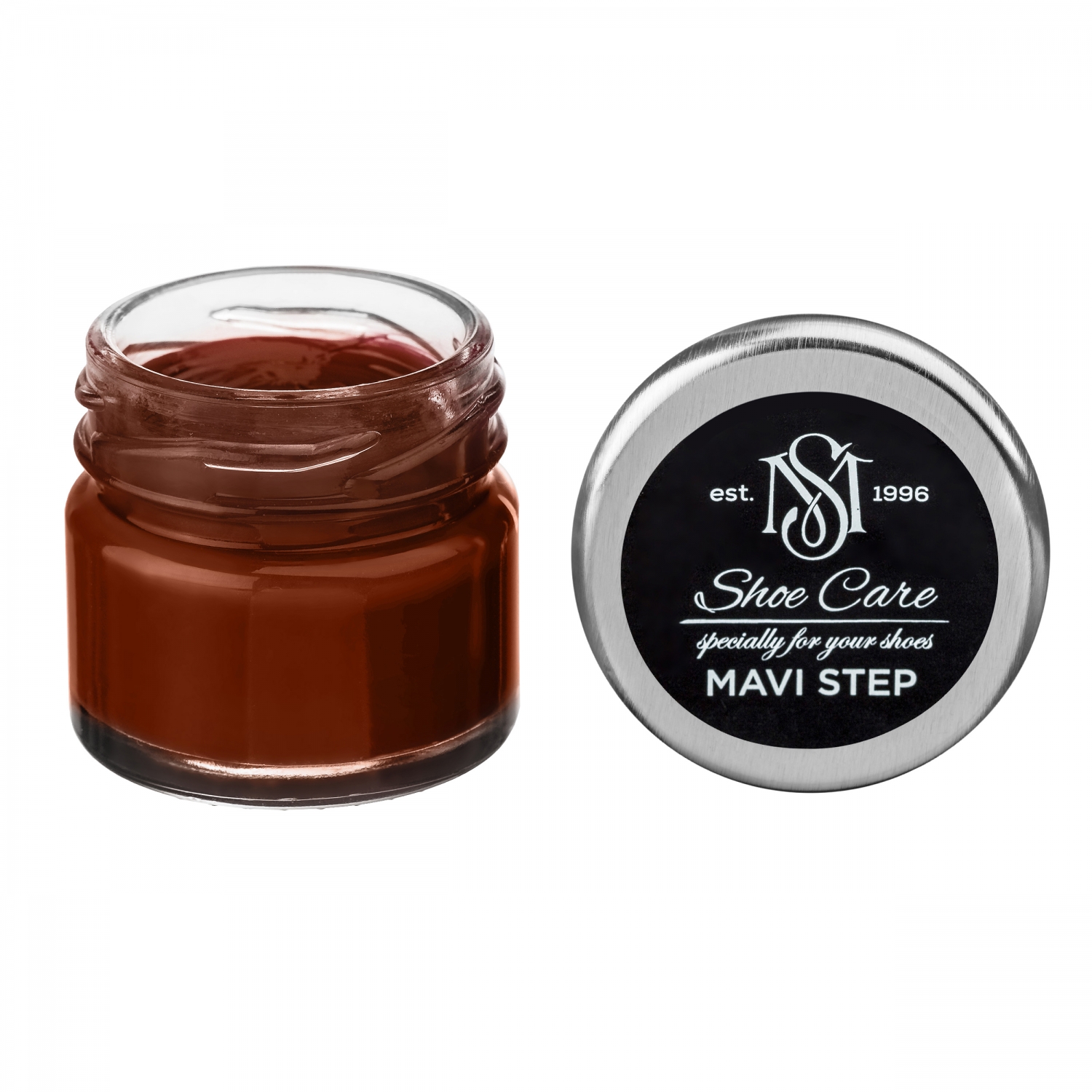 

Краска бальзам для замши и нубука коричневый 157 MAVI STEP Multi Oil Balm, 25 мл