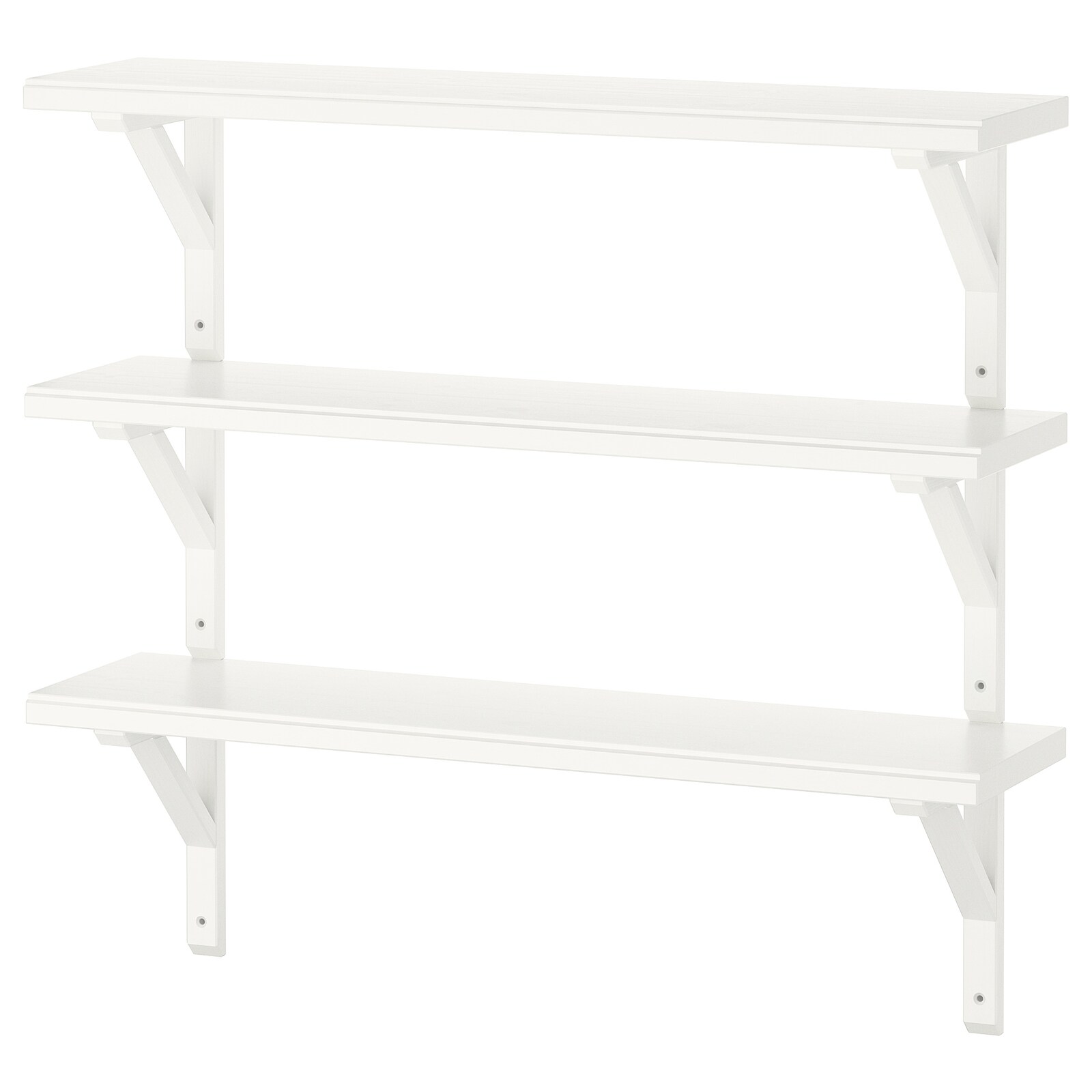 

Полка IKEA TRANHULT/SANDSHULT навесная 80x20 см осина/белая морилка 093.363.38
