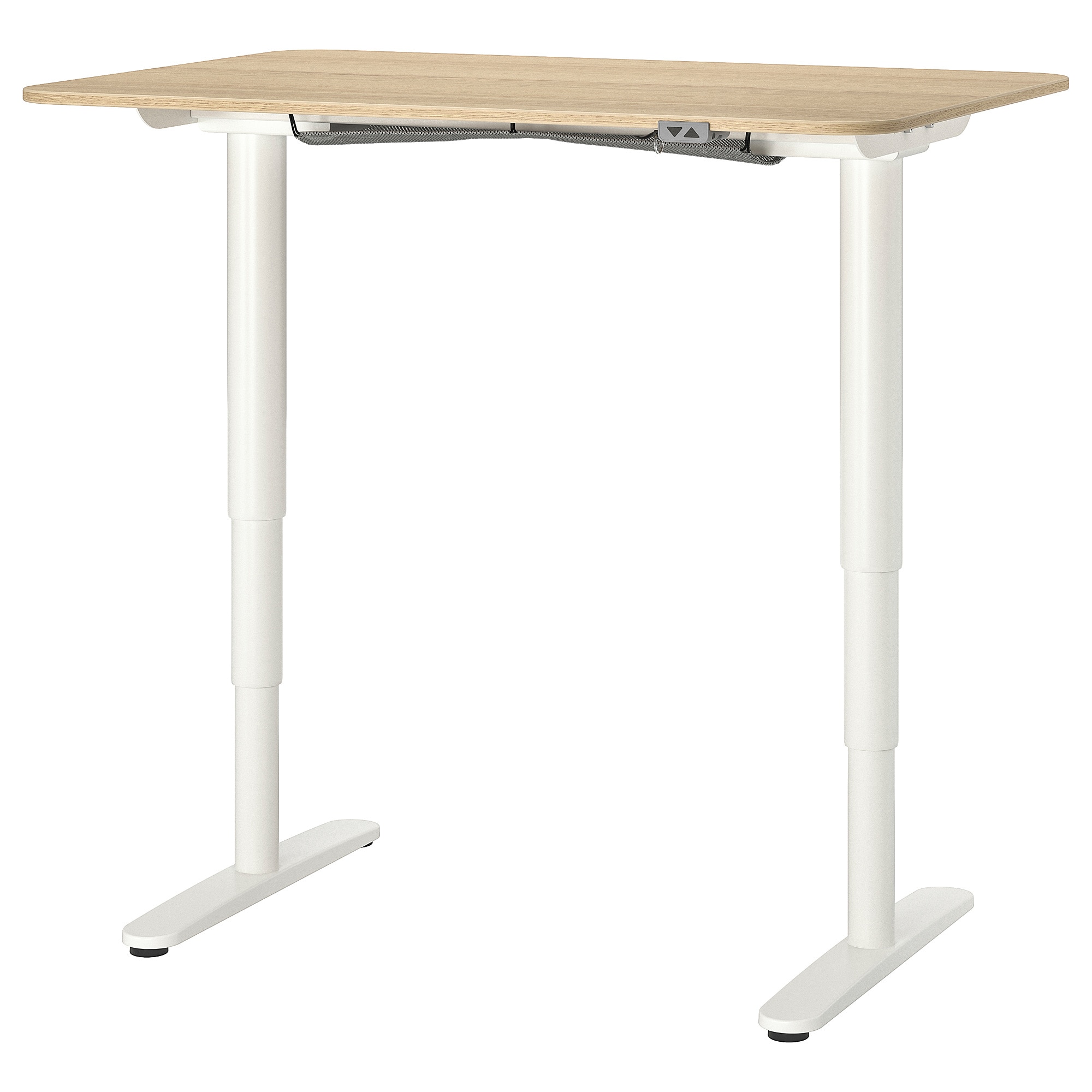 

Компьютерный стол IKEA BEKANT 120x80 см с регулируемой высотой светло-коричневый, белый 592.822.48