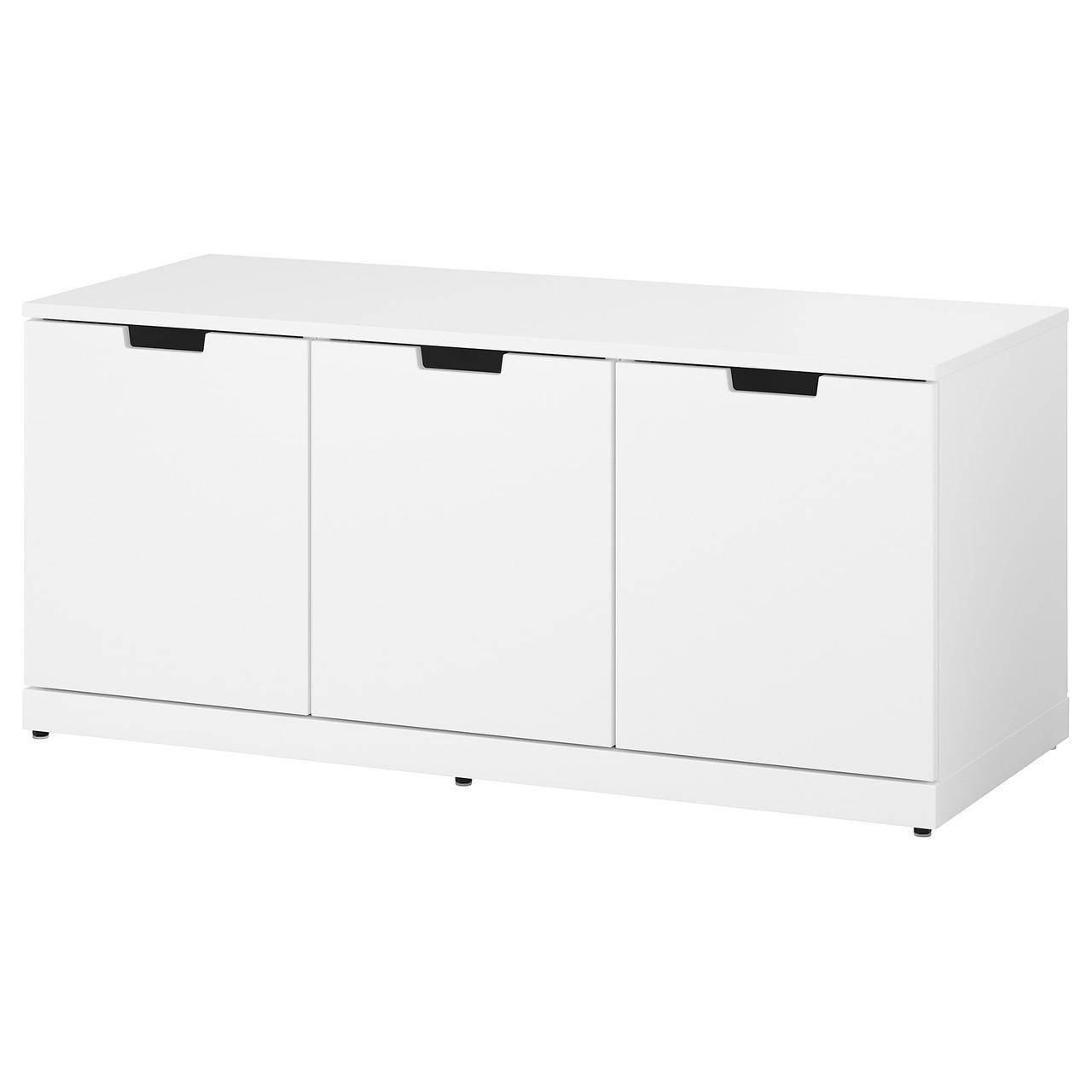 

Комод IKEA NORDLI 120x54 см 3 ящика белый (692.765.67)