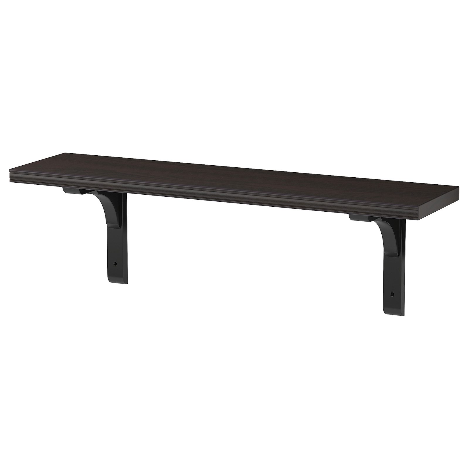 

Полка IKEA BERGSHULT/RAMSHULT навесная коричнево-чёрный 80x20 см 292.906.12