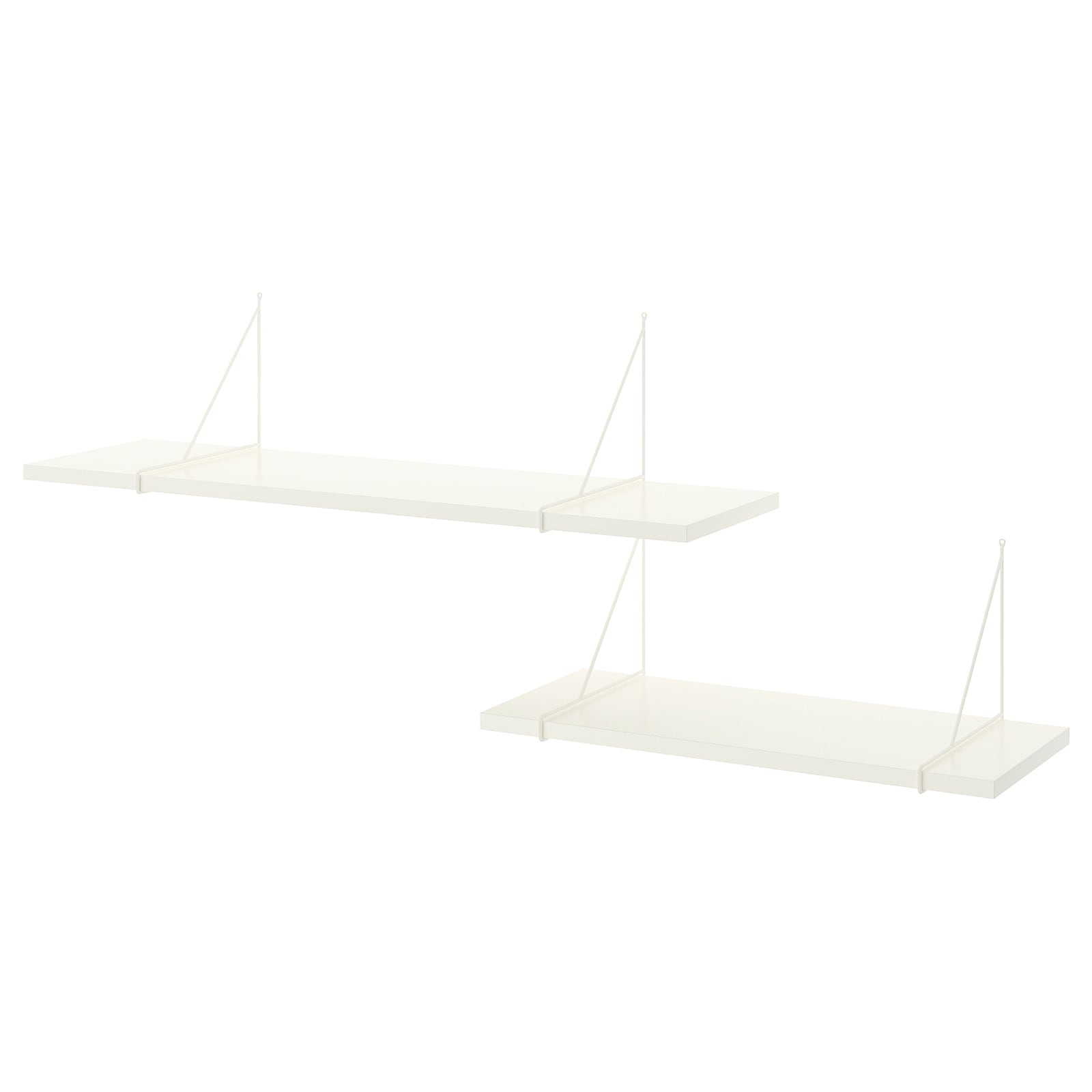 

Полка IKEA BERGSHULT/PERSHULT навесная 120x30 см белый, белый 392.911.83