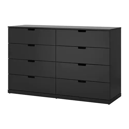 

Комод с 8 ящиками IKEA NORDLI 160x99 см антрацит (792.117.02)