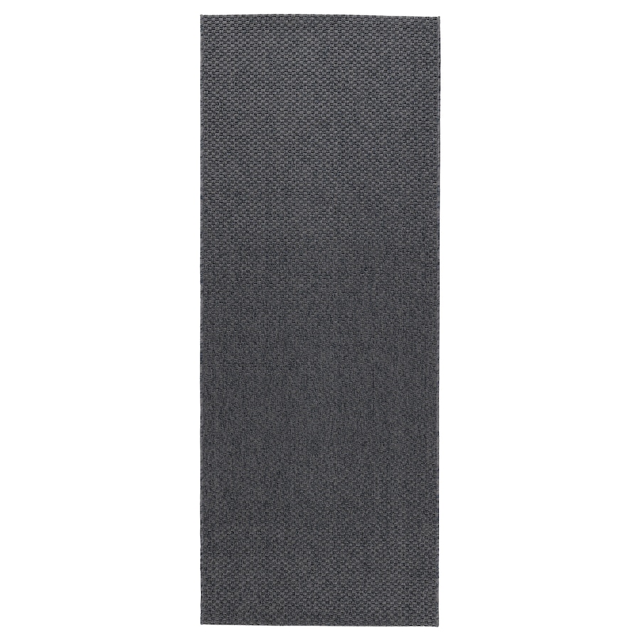 

Ковер IKEA MORUM безворсовый, темно-серый, 80x200 см 102.035.73