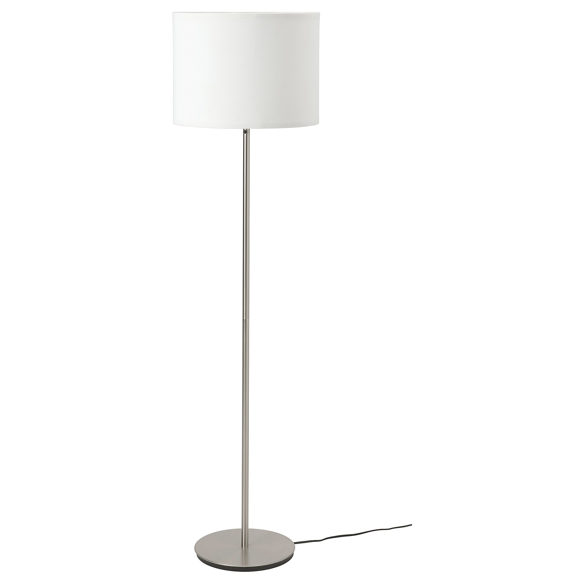

Торшер IKEA RINGSTA / SKAFTET белый, никелированный 193.859.60