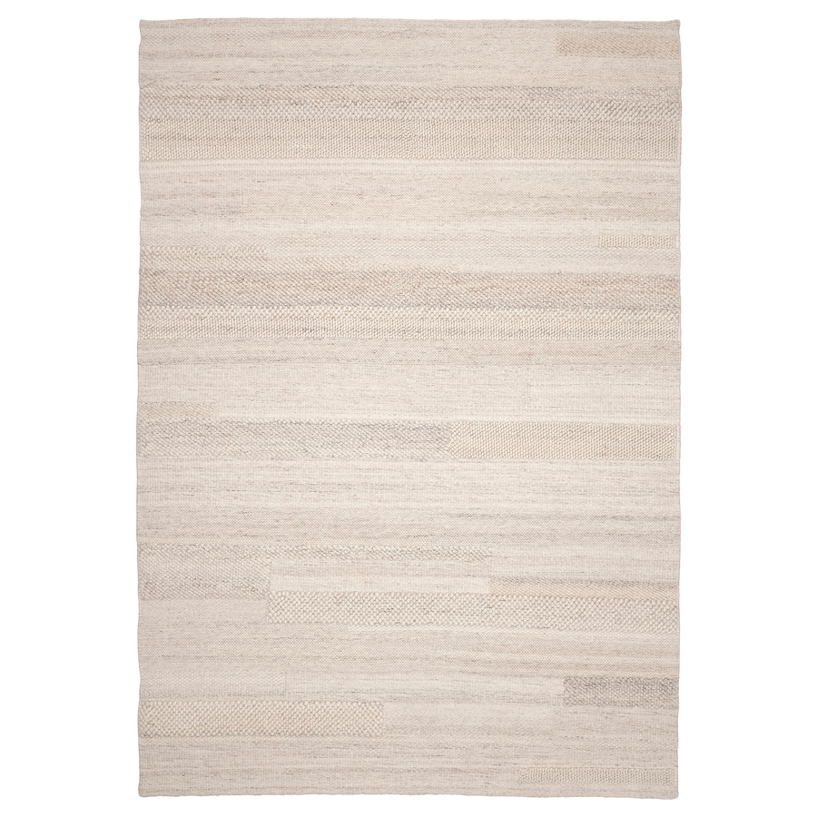 

Ковер IKEA BRONDEN короткий ворс бежевый, 170x240 см 104.805.51