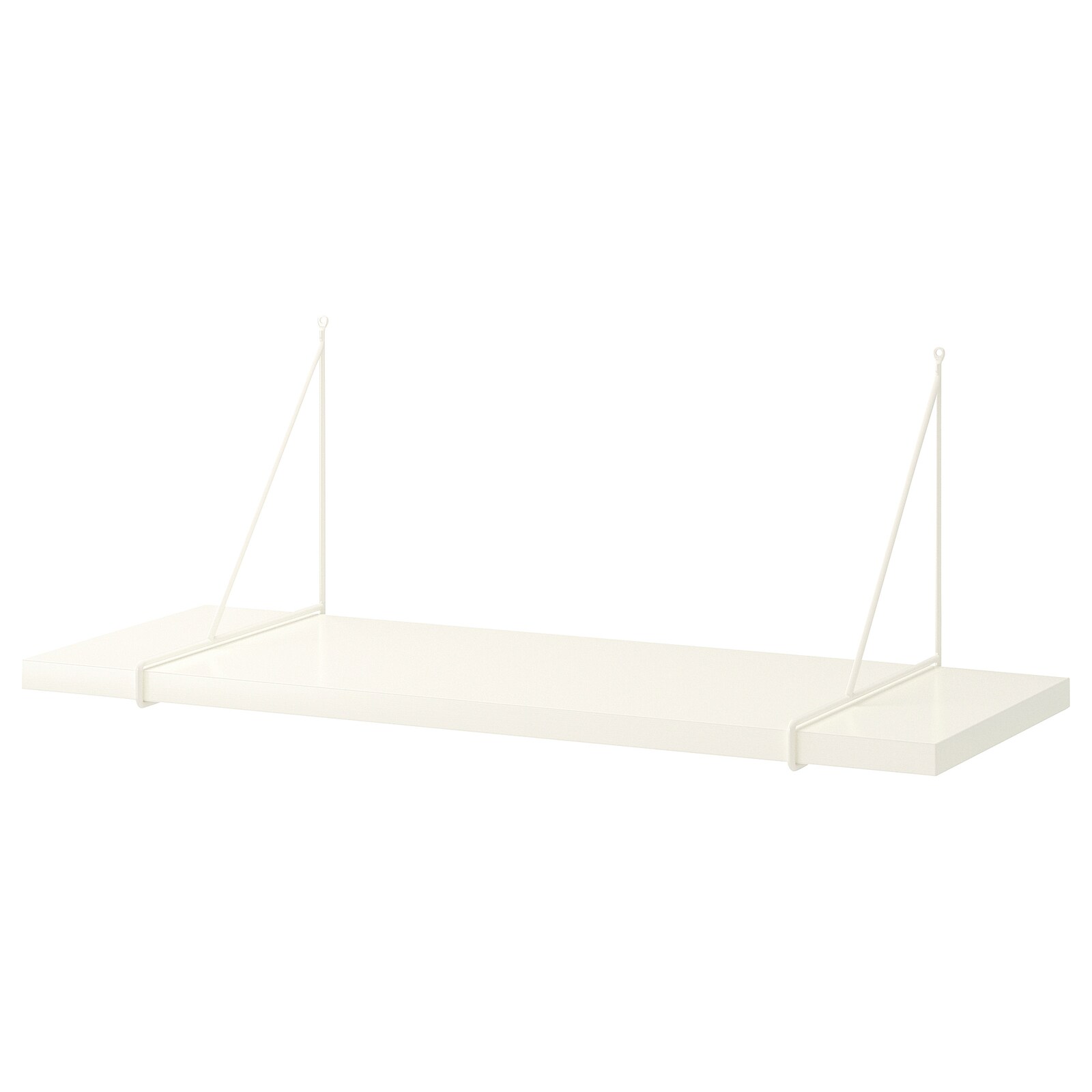 

Полка IKEA BERGSHULT/PERSHULT навесная 80x30 см белый, белый 692.907.47