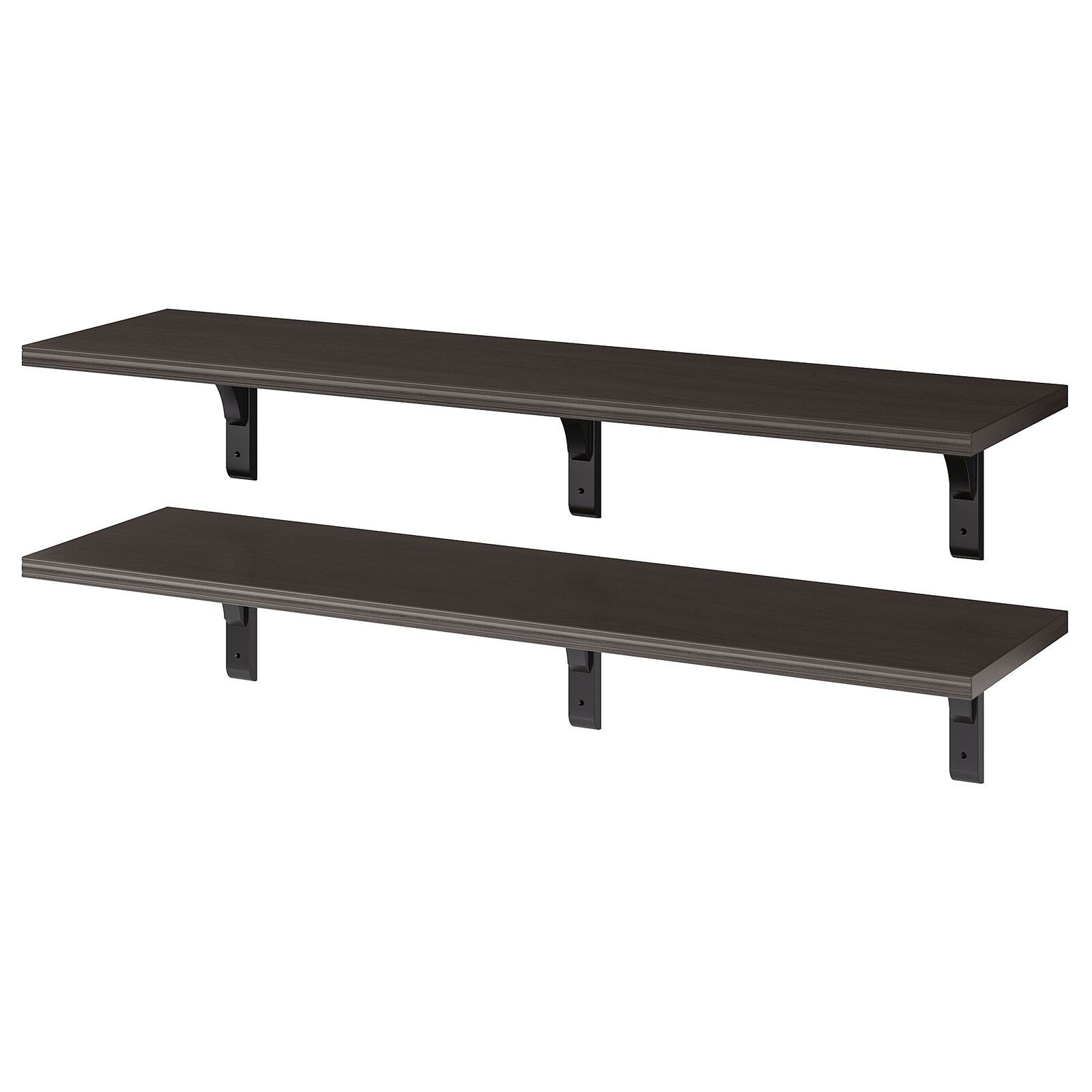 

Полка IKEA BERGSHULT/RAMSHULT навесная 120x30 коричнево-чёрный 292.911.07