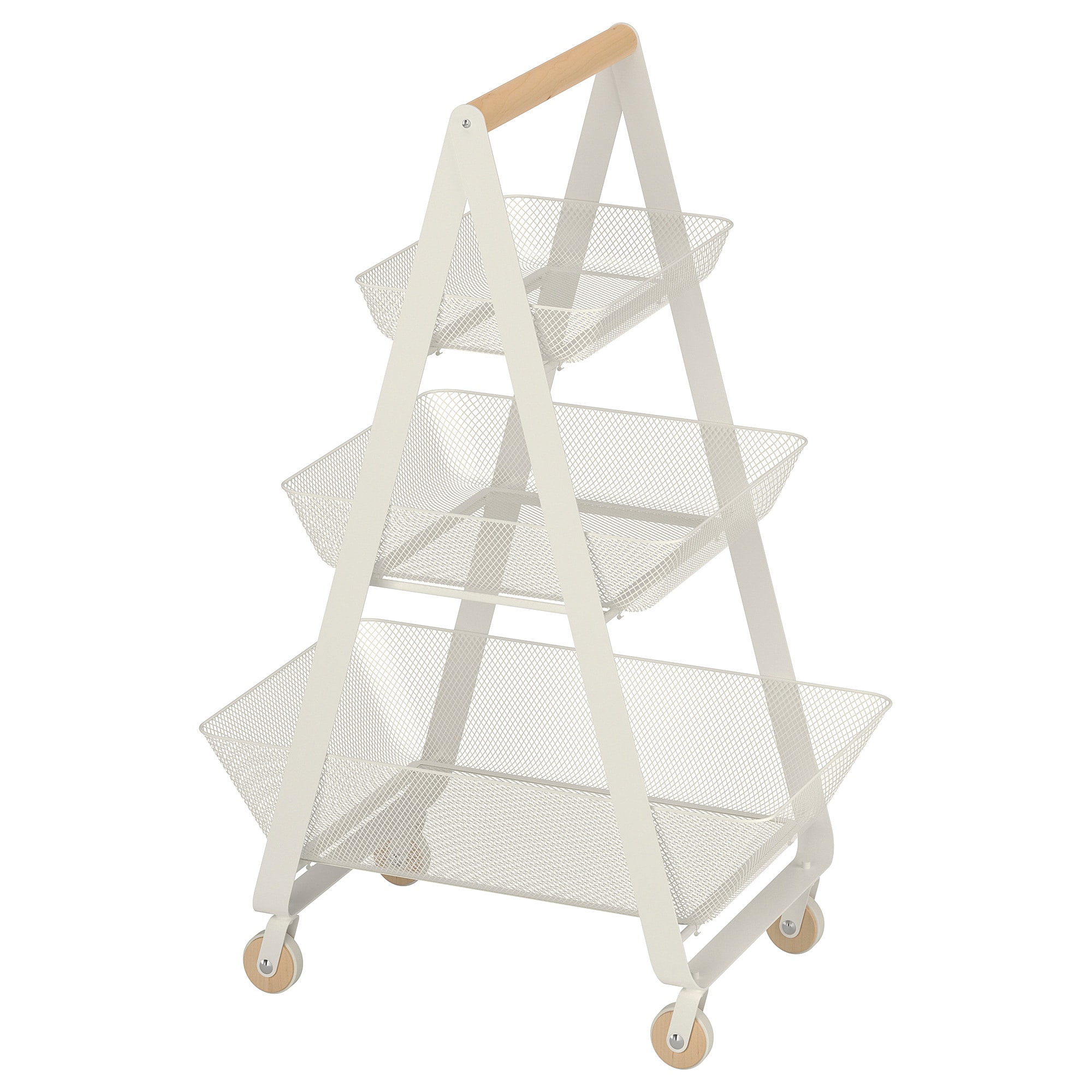 

Етажерка IKEA RISATORP 57x39x86 см белая 202.816.31