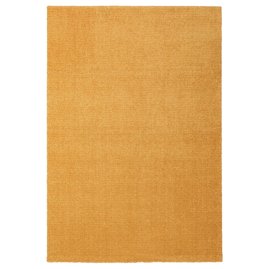 

Ковер IKEA LANGSTED короткий ворс, желтый, 133x195 см 304.239.46