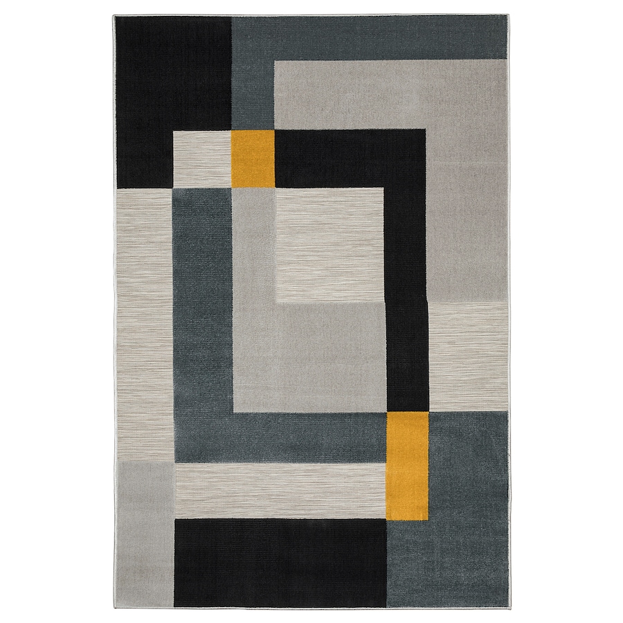

Ковер IKEA LISELEJE короткий ворс, бежевый, серый, 130x195 см 804.930.41