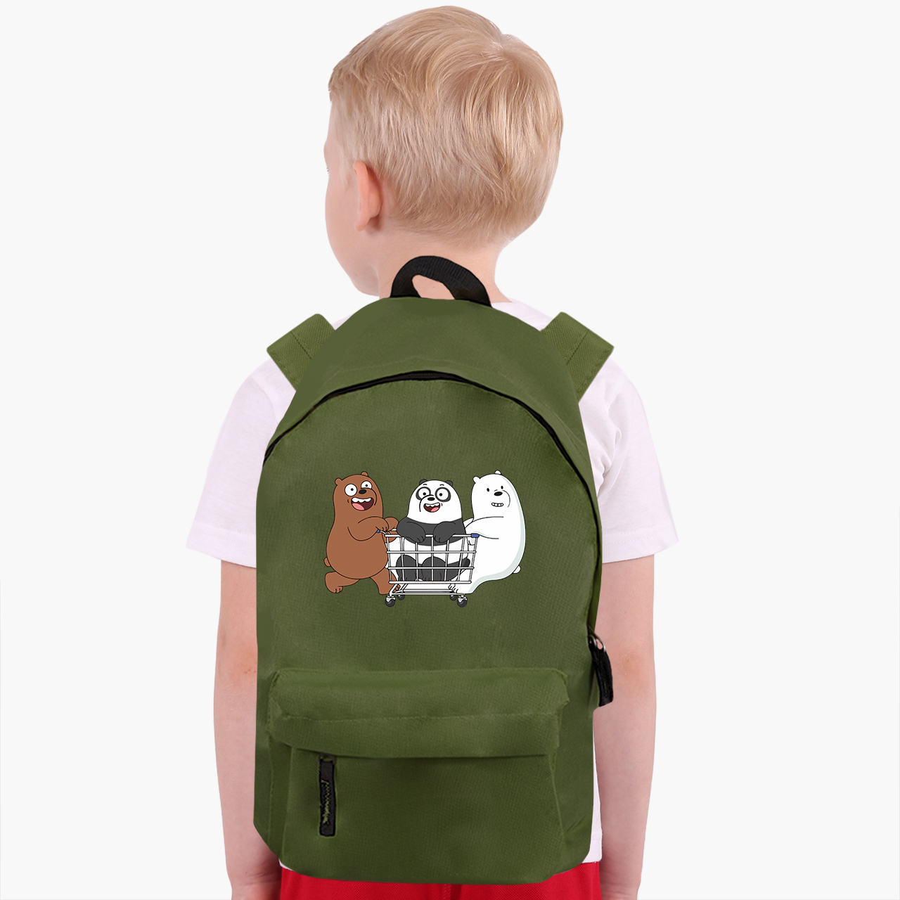 

Рюкзак детский Вся правда о медведях (We Bare Bears) (9263-2891-11) 17 л Хаки