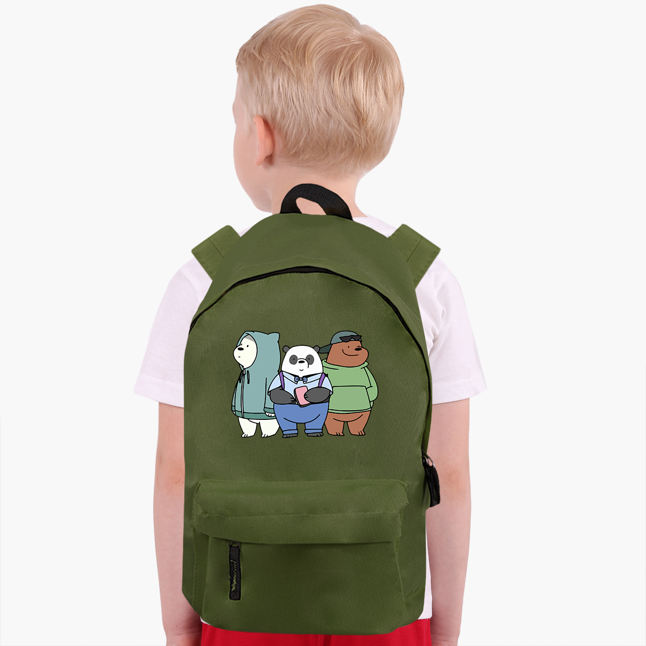 

Рюкзак детский Вся правда о медведях (We Bare Bears) (9263-2898-11) 17 л Хаки