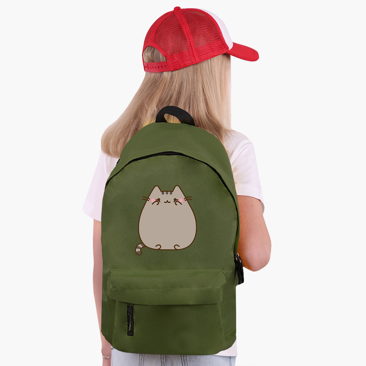 

Рюкзак детский Кот Пушин (Pusheen Cat) (9263-2853-11) 17 л Хаки