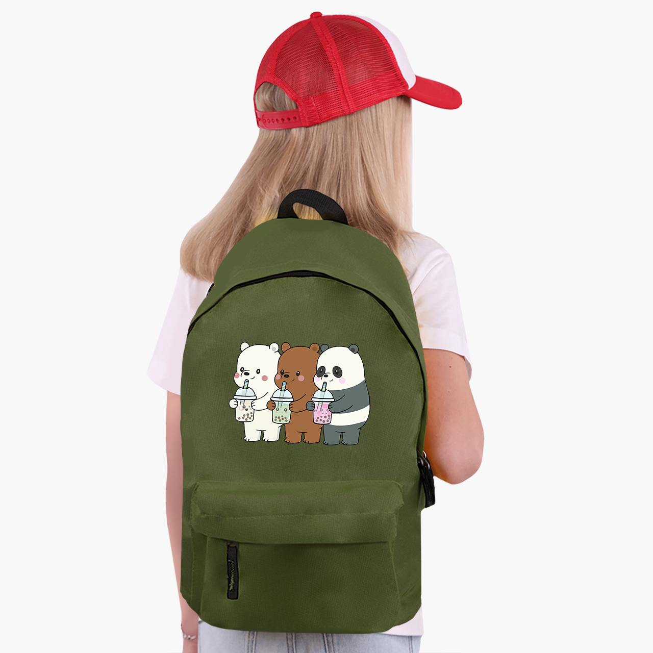 

Рюкзак детский Вся правда о медведях (We Bare Bears) (9263-2896-11) 17 л Хаки