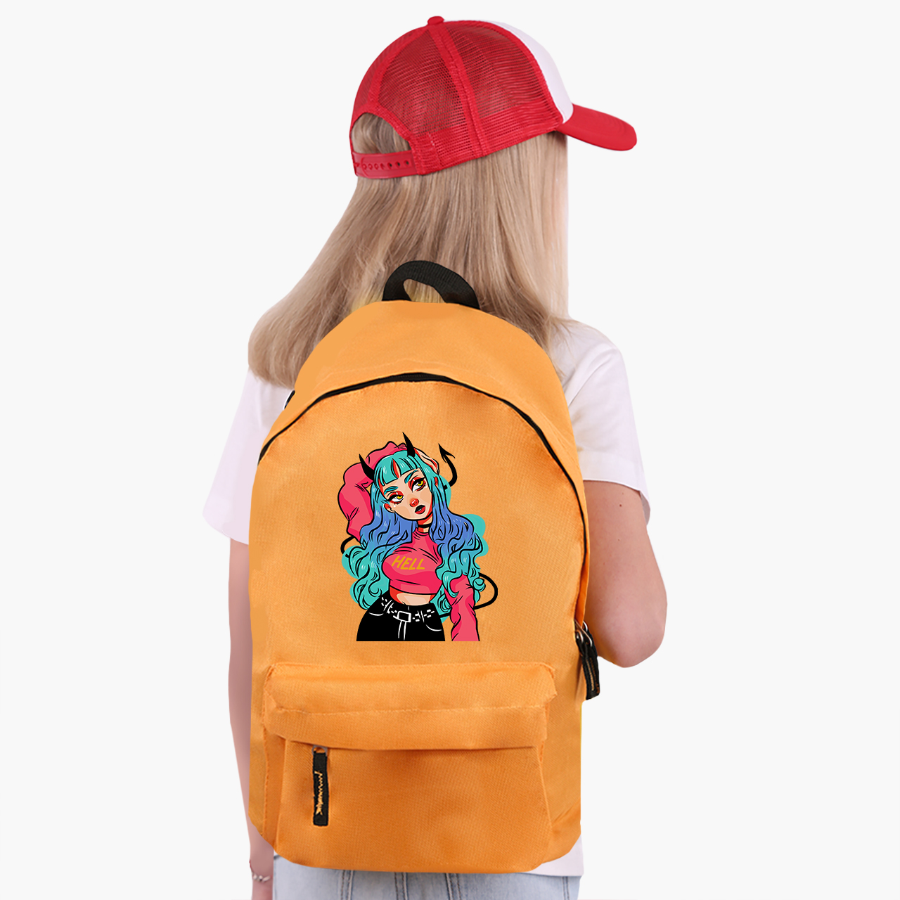 

Рюкзак детский Девушка демон (Demon girl) (9263-2838-1) 17 л Оранжевый
