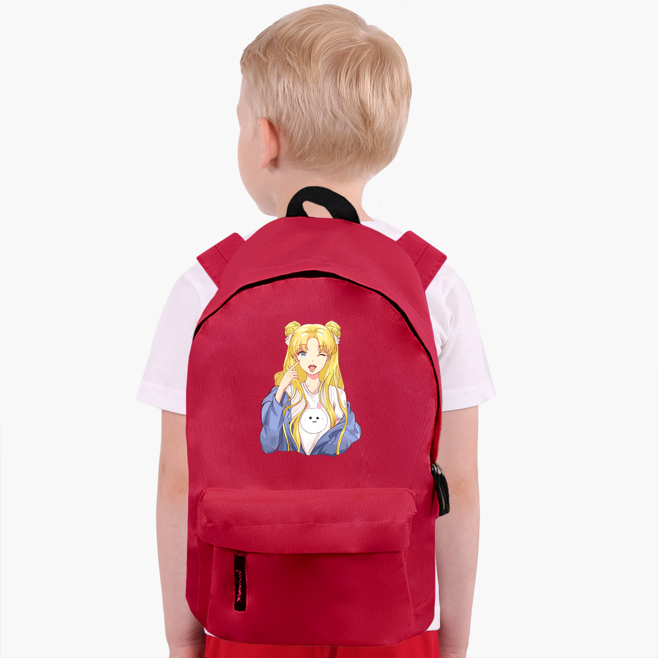 

Рюкзак детский Сейлор Мун (Sailor Moon) (9263-2925-7) 17 л Красный