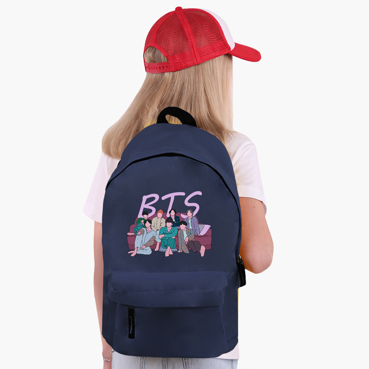 

Рюкзак детский БТС (BTS) (9263-3256-8) 17 л Темно-синий