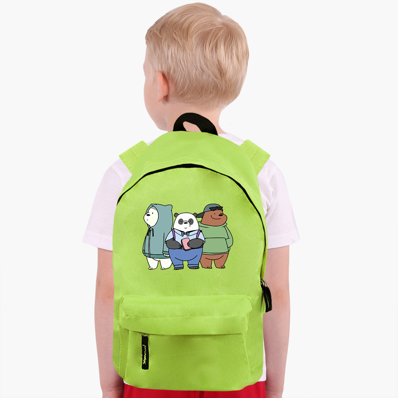 

Рюкзак детский Вся правда о медведях (We Bare Bears) (9263-2898-6) 17 л Салатовый