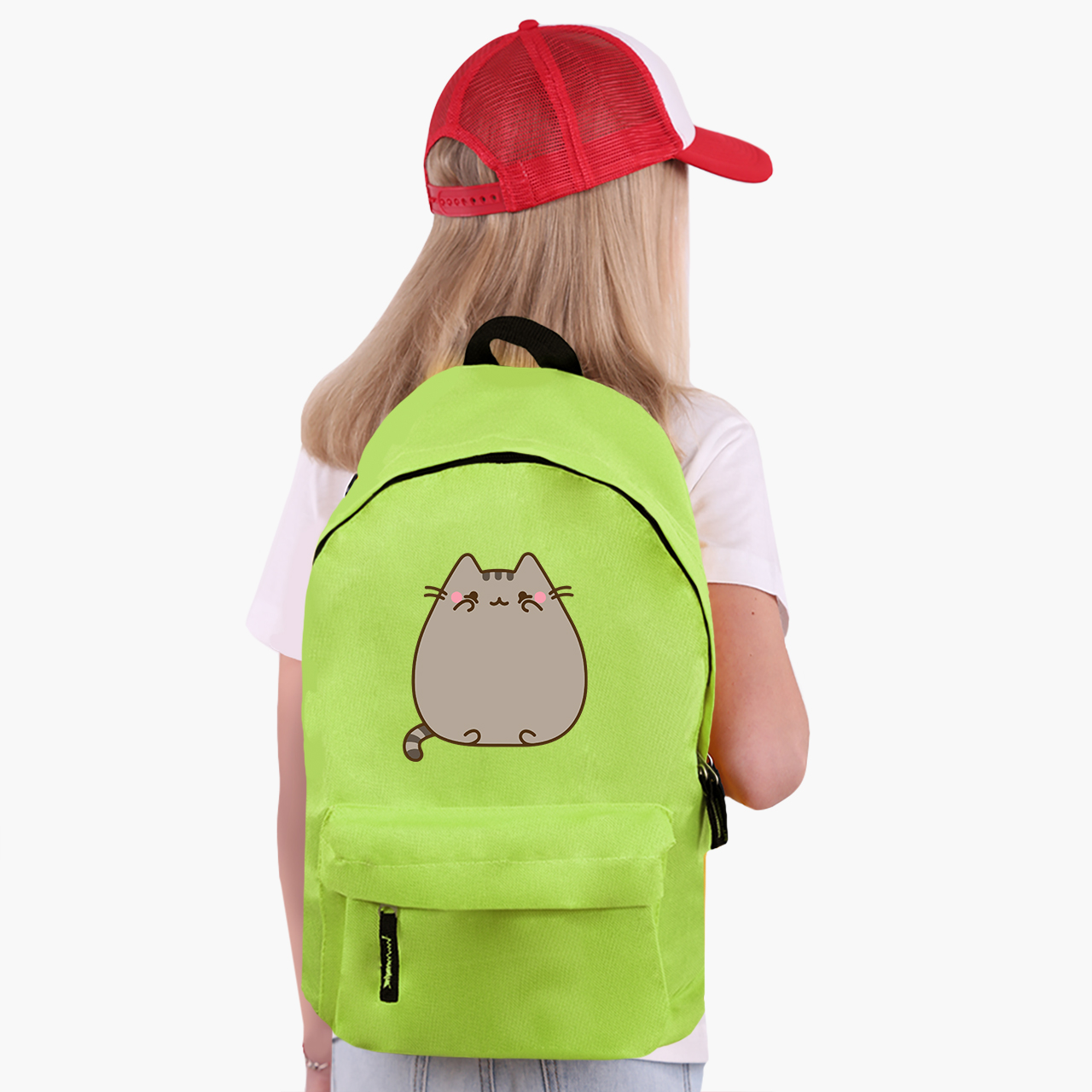 

Рюкзак детский Кот Пушин (Pusheen Cat) (9263-2853-6) 17 л Салатовый
