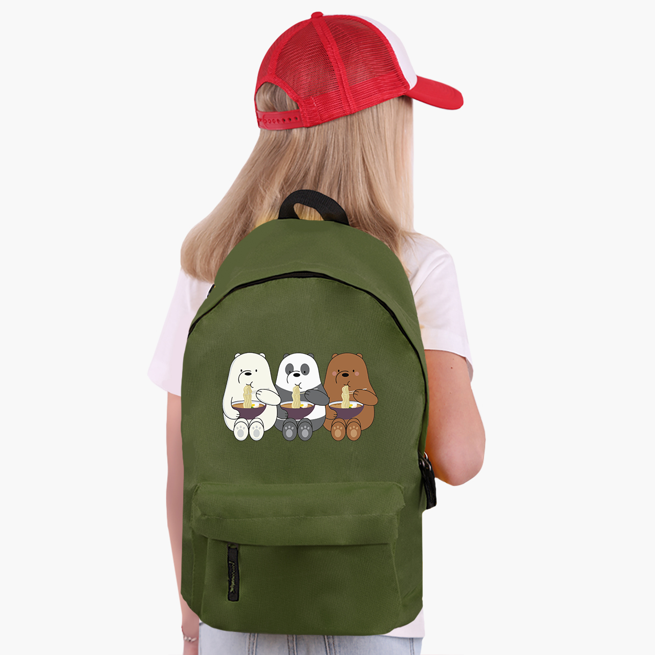 

Рюкзак детский Вся правда о медведях (We Bare Bears) (9263-2897-11) 17 л Хаки