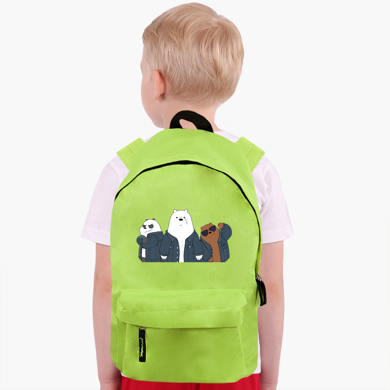 

Рюкзак детский Вся правда о медведях (We Bare Bears) (9263-2895-6) 17 л Салатовый