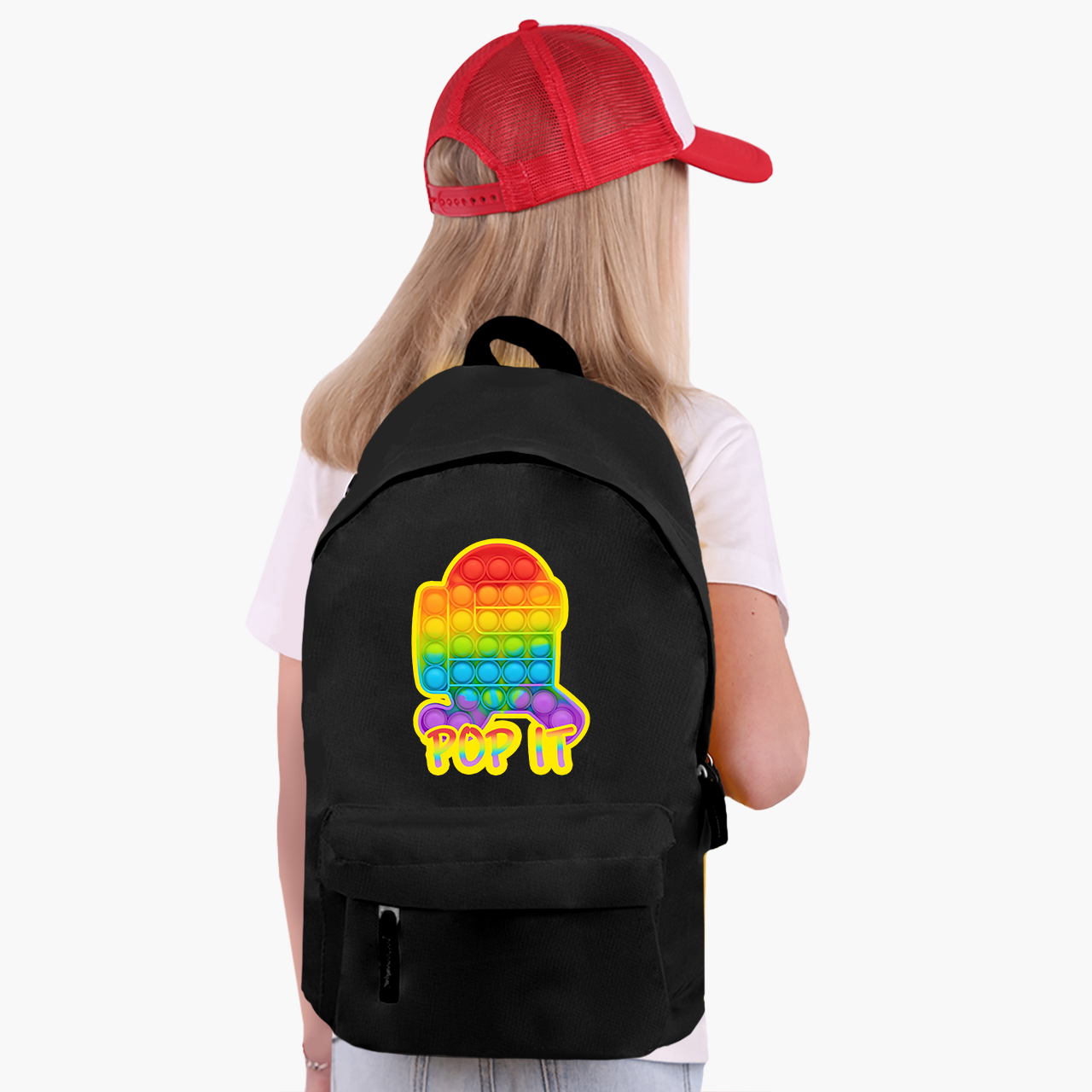 

Рюкзак детский Амонг Ас Поп Ит (Amons Us Pop It Bubble Dimbl) (9263-3280-4) 17 л Черный