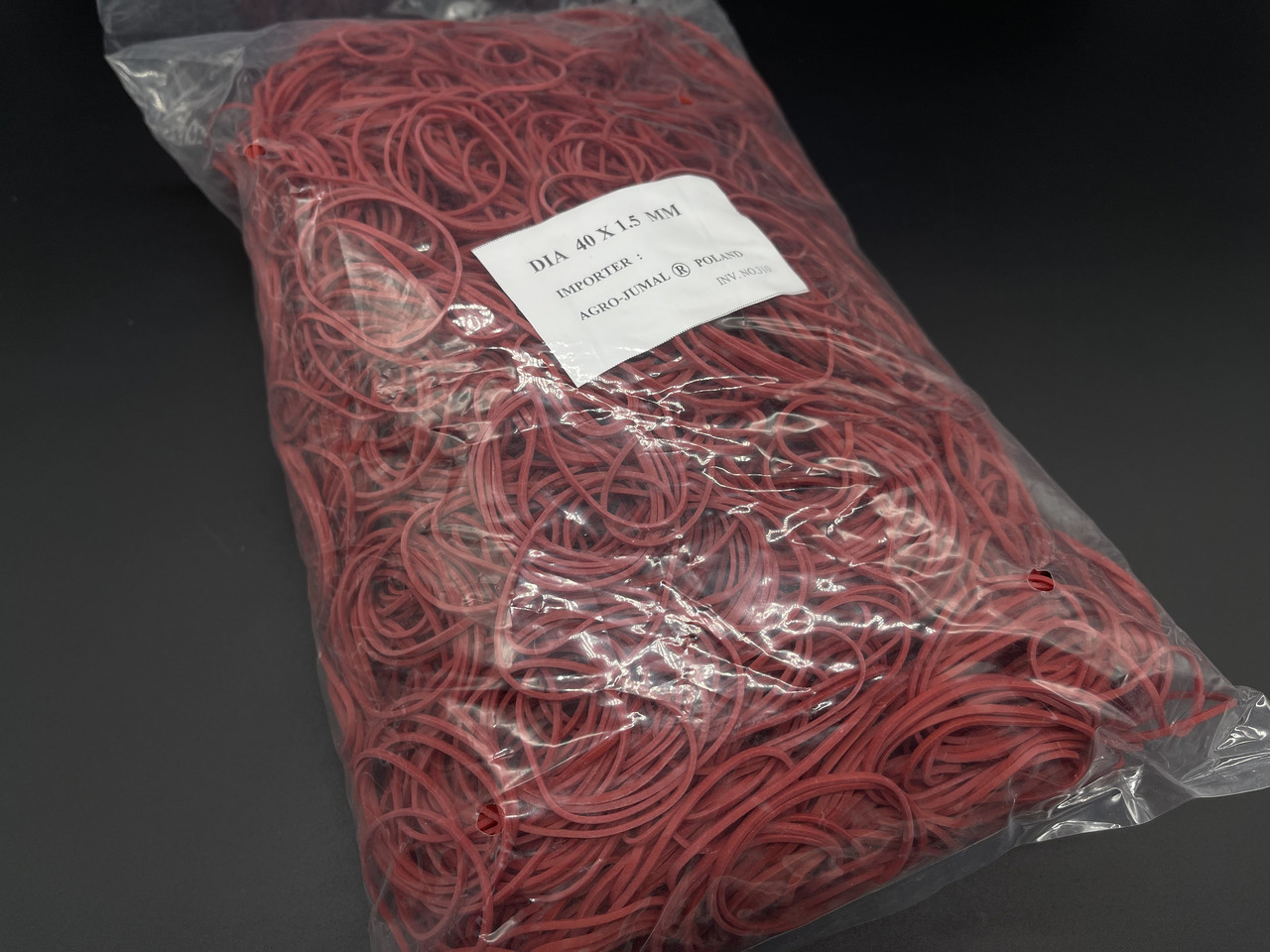 

Резинки для денег 40х1,5х1,5 мм Красный (RZ-029)