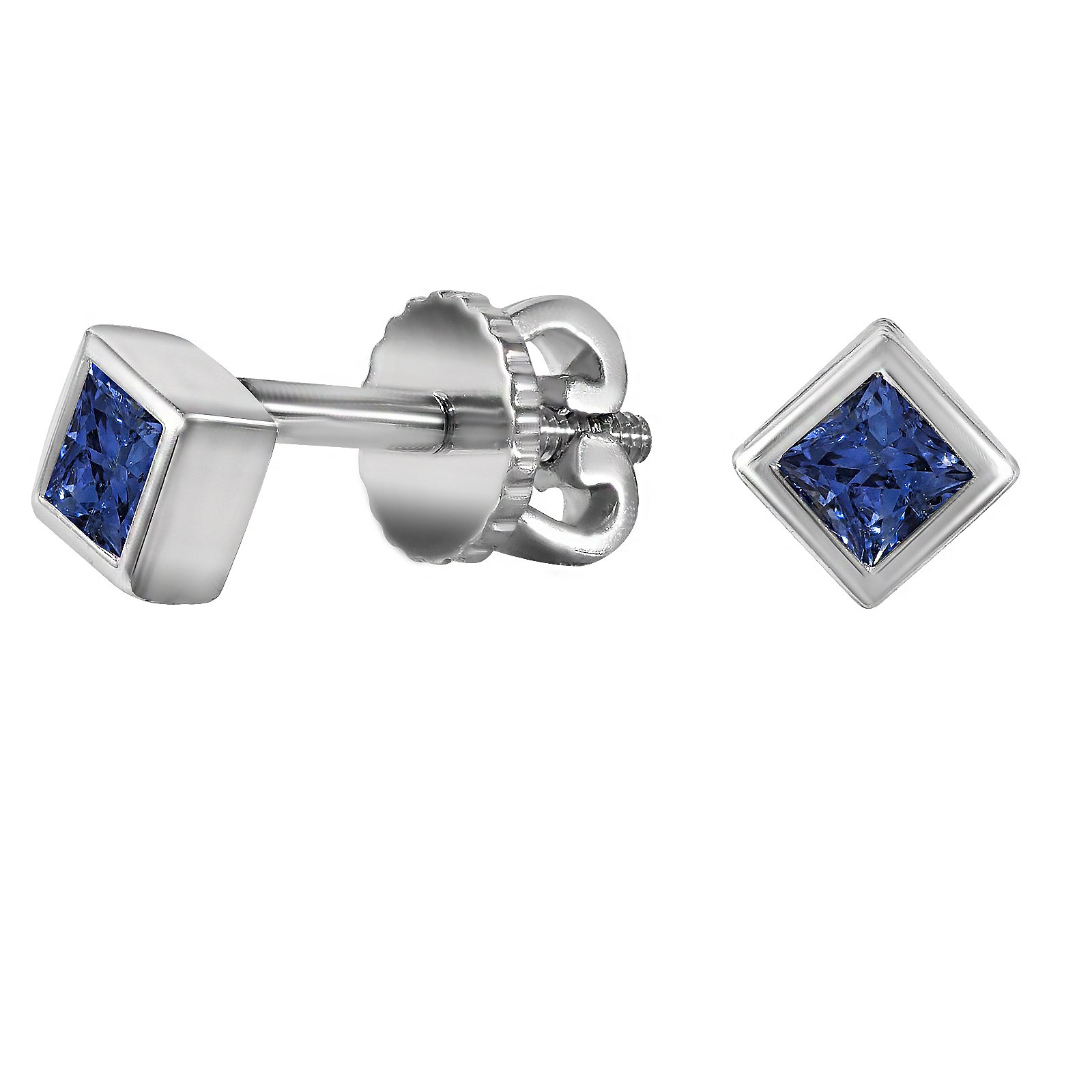 

Серьги из белого золота с сапфирами 1691380