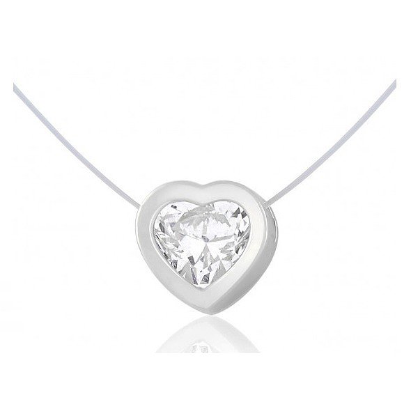 

Колье из белого золота с Swarovski Zirconia 1659946, размер 40