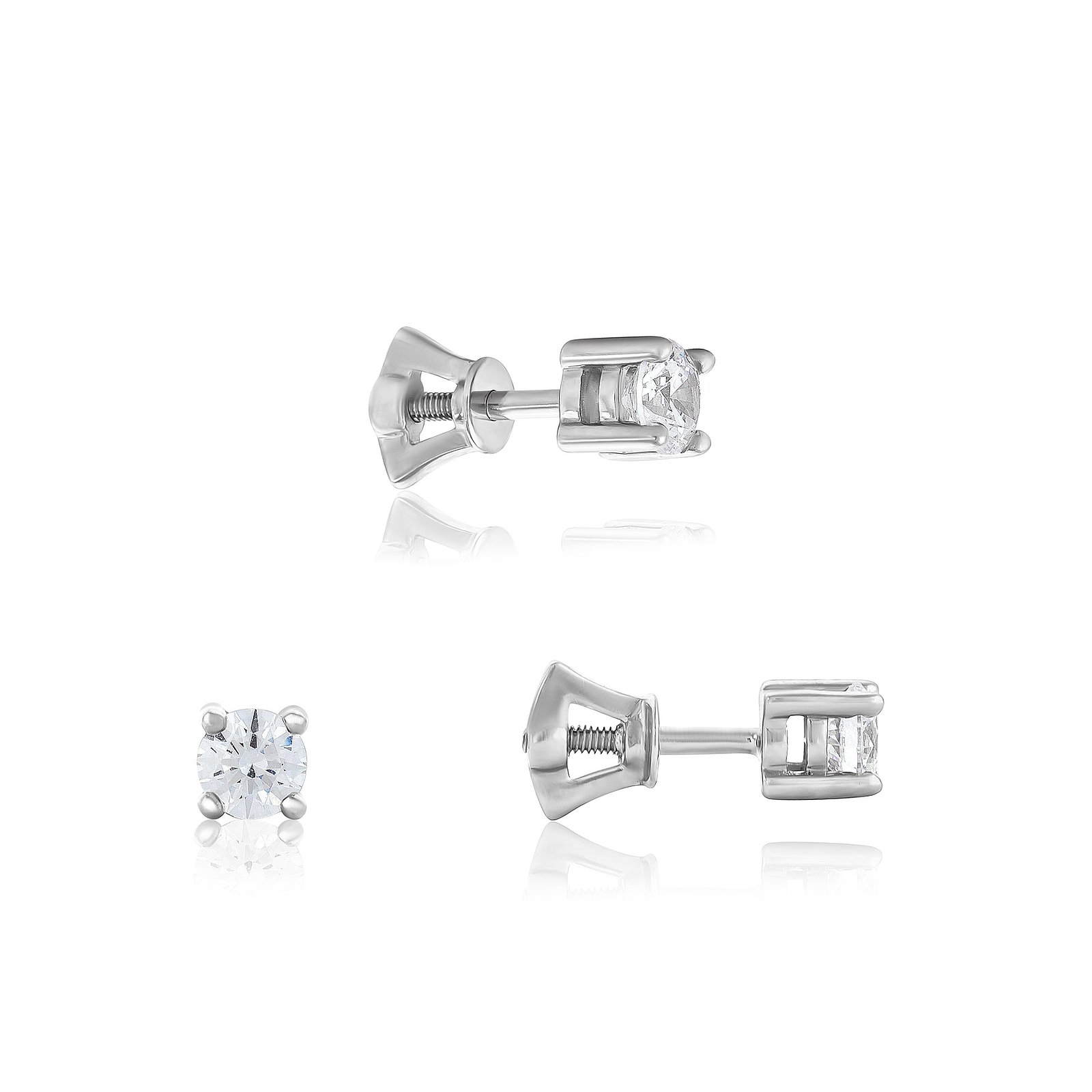 

Серьги из белого золота с Swarovski Zirconia 1377359