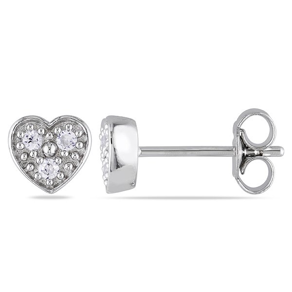 

Серьги из серебра с сапфирами (синт.) 069755
