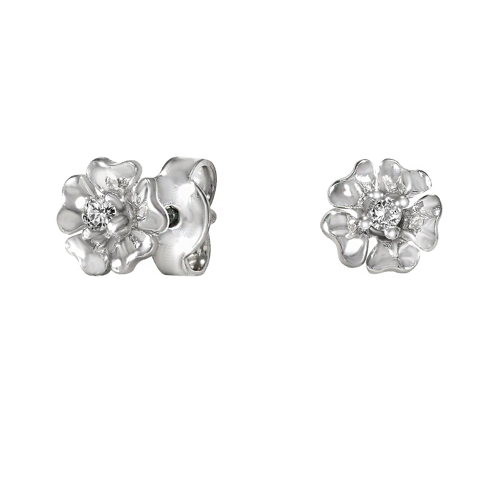 

Серьги из белого золота с бриллиантами 1637069