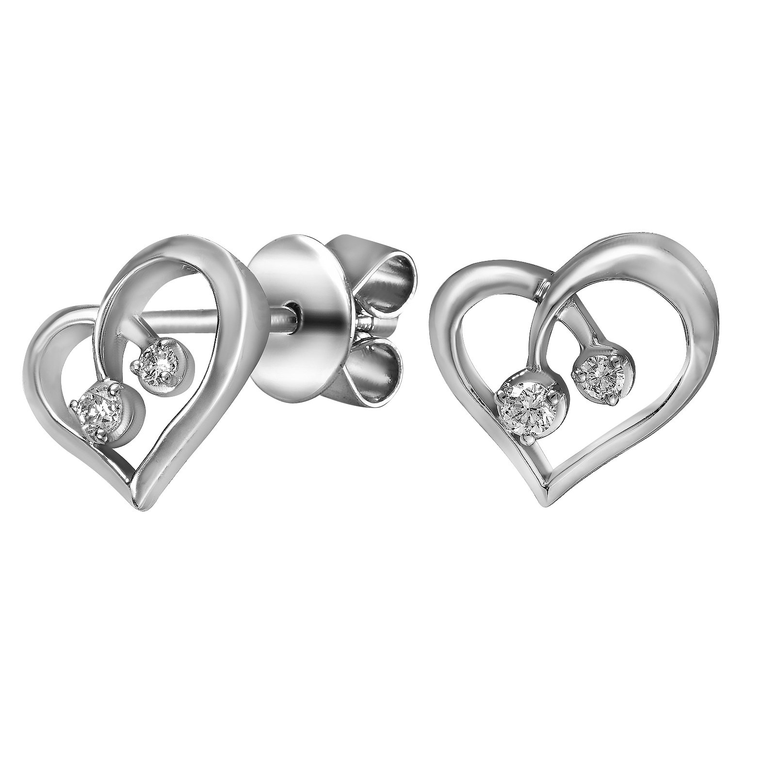 

Серьги из белого золота с бриллиантами 312557