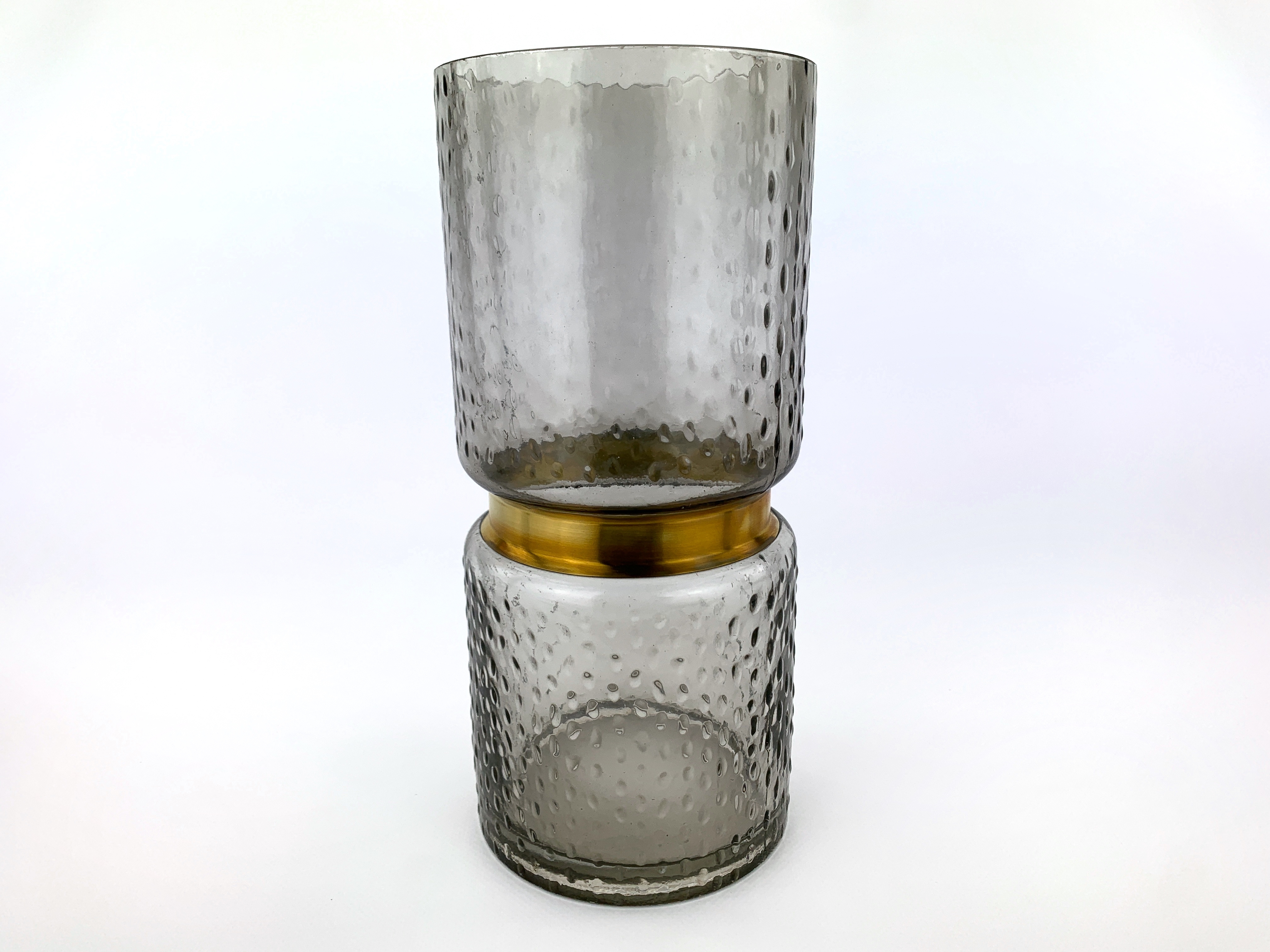 

Ваза для цветов TerrA "Coffee and Gold" пепельный 27x12 (3505-5)
