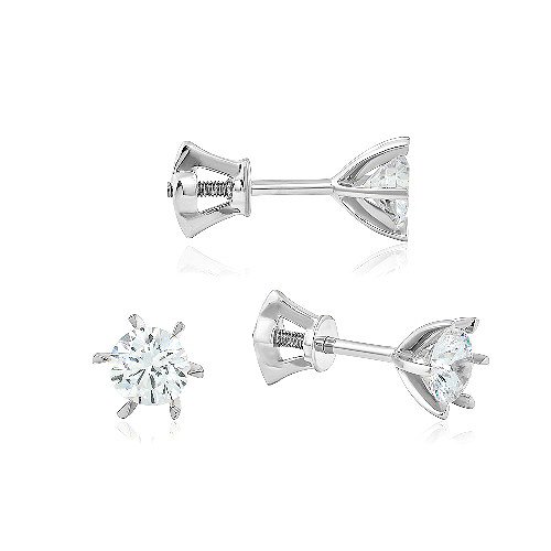

Серьги из белого золота с Swarovski Zirconia 312853