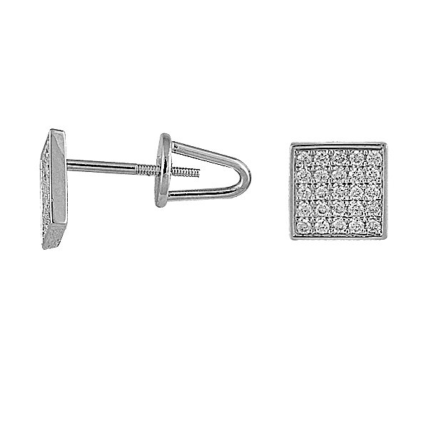 

Серьги из белого золота с бриллиантами 043390