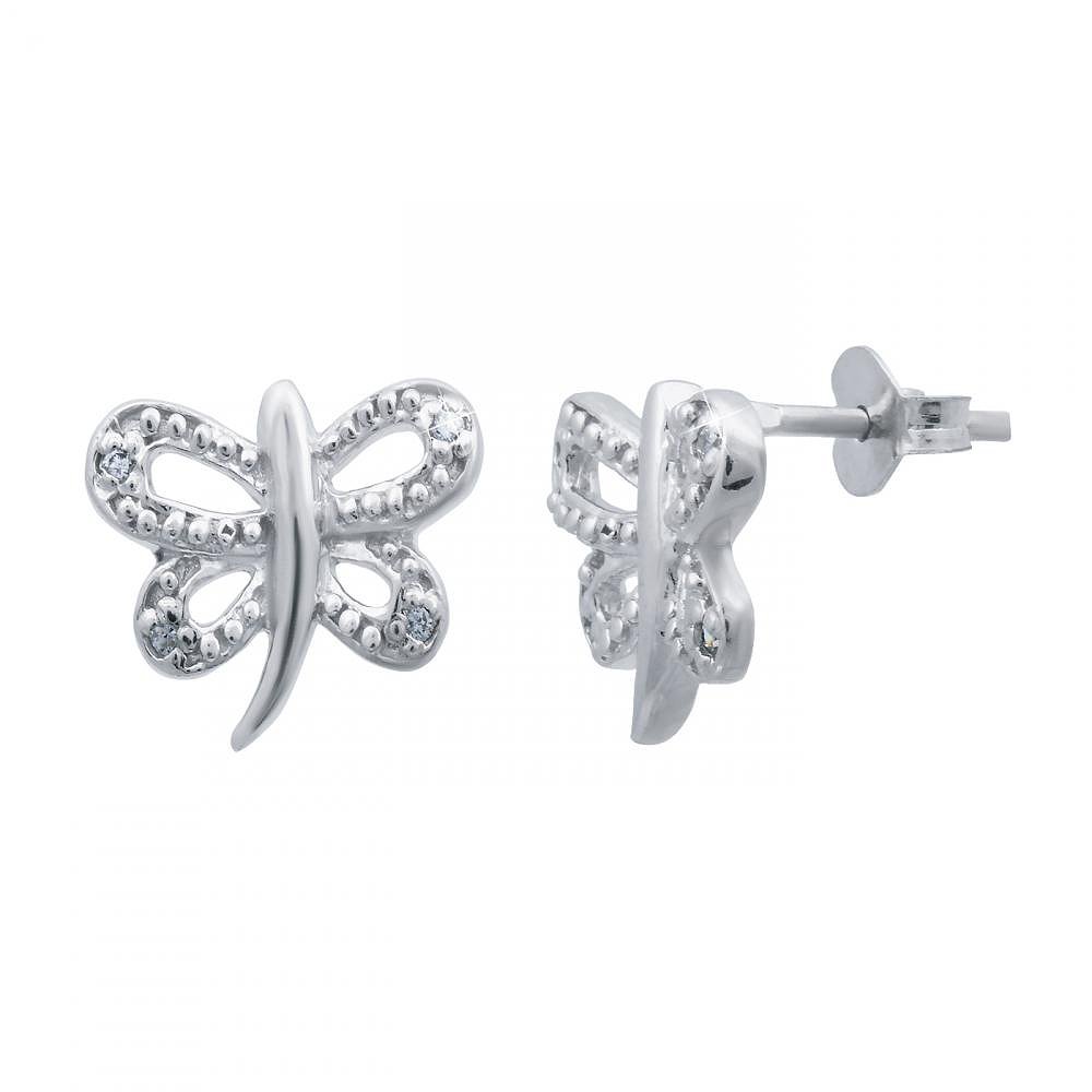 

Серьги из серебра с куб. циркониями 144265