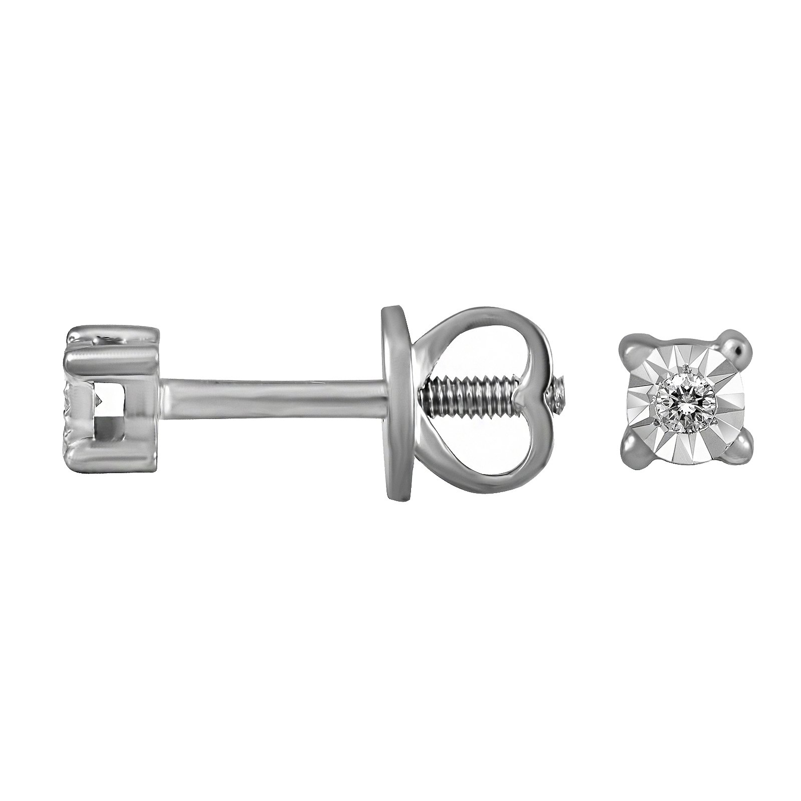 

Серьги из белого золота с бриллиантами 019572